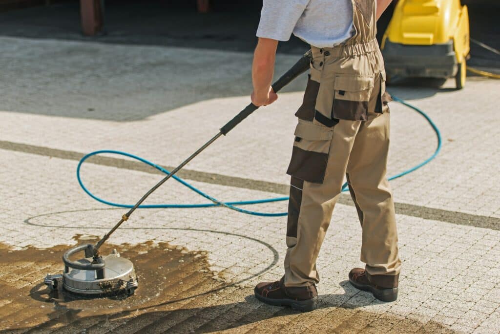 Residential Driveway Washing